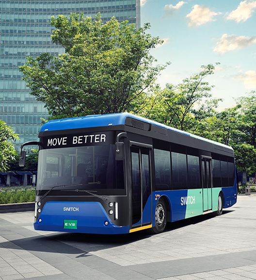 Switch India launches next generation electric bus platform - SWITCH EiV 12