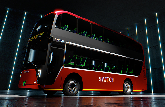 SWITCH EiV 22 Electric Double Decker Bus in India